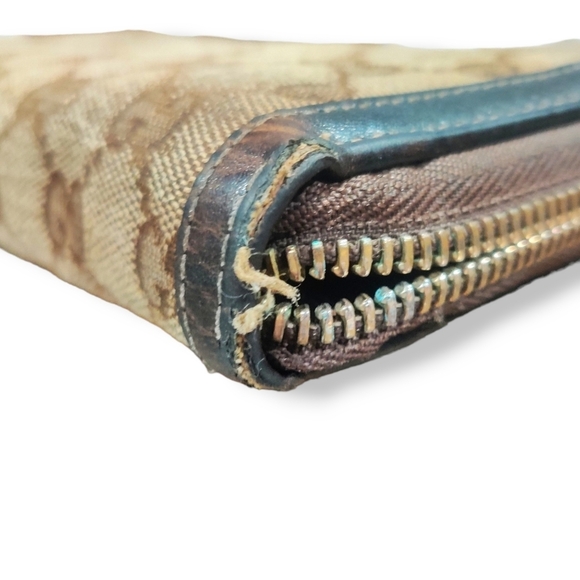 Gucci Wallet, GG Canvas Bamboo Tassel Zip Around Wallet - Picture 12 of 16